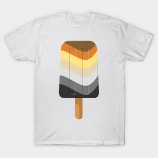 Cute Gay Bear Pride Flag Popsicle T-Shirt